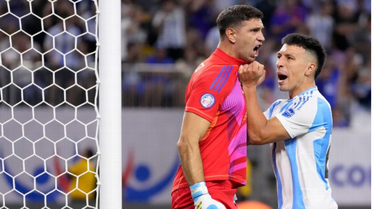 Por el Dibu Martínez, Argentina es semifinalista de la Copa América