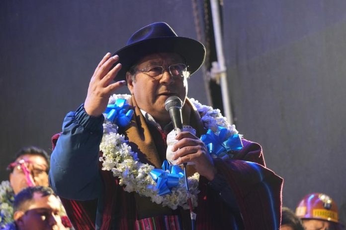 BOLIVIA-LA PAZ-ELECCIONES PRESIDENCIALES-ARCE