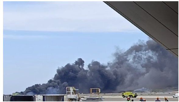Dos heridos al caer  avioneta en aeropuerto de Maiquetía