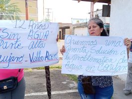 Caujaro y Villa Acero siguen sin respuesta ante la crisis de agua