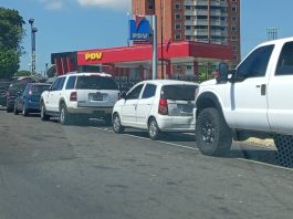 Una «odisea» para surtir gasolina en Ciudad Guayana + video