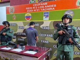 Detenido con equipos de francotirador