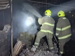 Se incendió una vivienda en San Félix