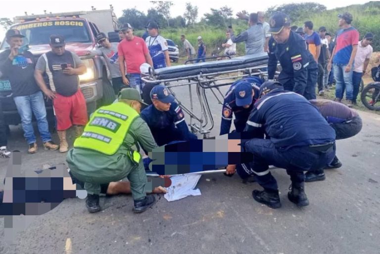 Dos fallecidos en accidente de motos en Guasipati