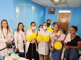 UDO Bolívar llevó esperanza y alegría a pediatría del Hospital Héctor Nouel