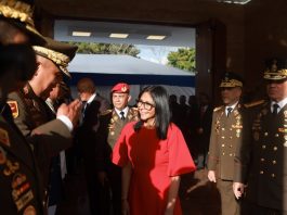 Fuerza Armada venezolana juró lealtad a la presidenta encargada