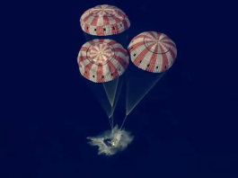 Ameriza en el Pacífico la cápsula tripulada de Artemis II